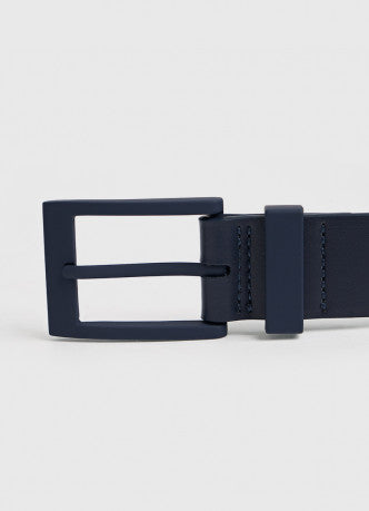 Faux leather belt - blue