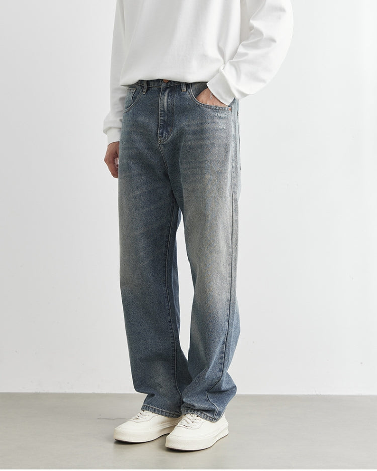 Essential Loose Fit Washed Denim Jeans 0.2