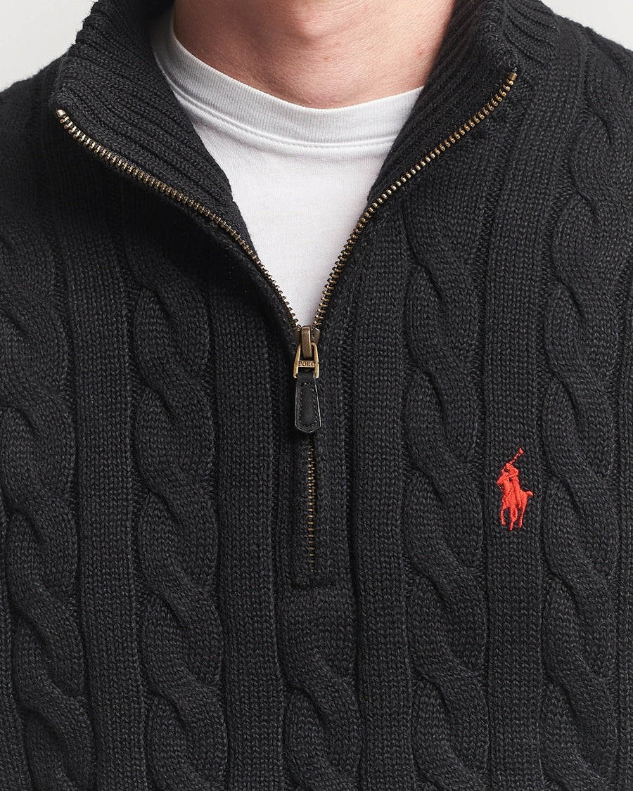 60% OFF | Polo Half Zip Sweater