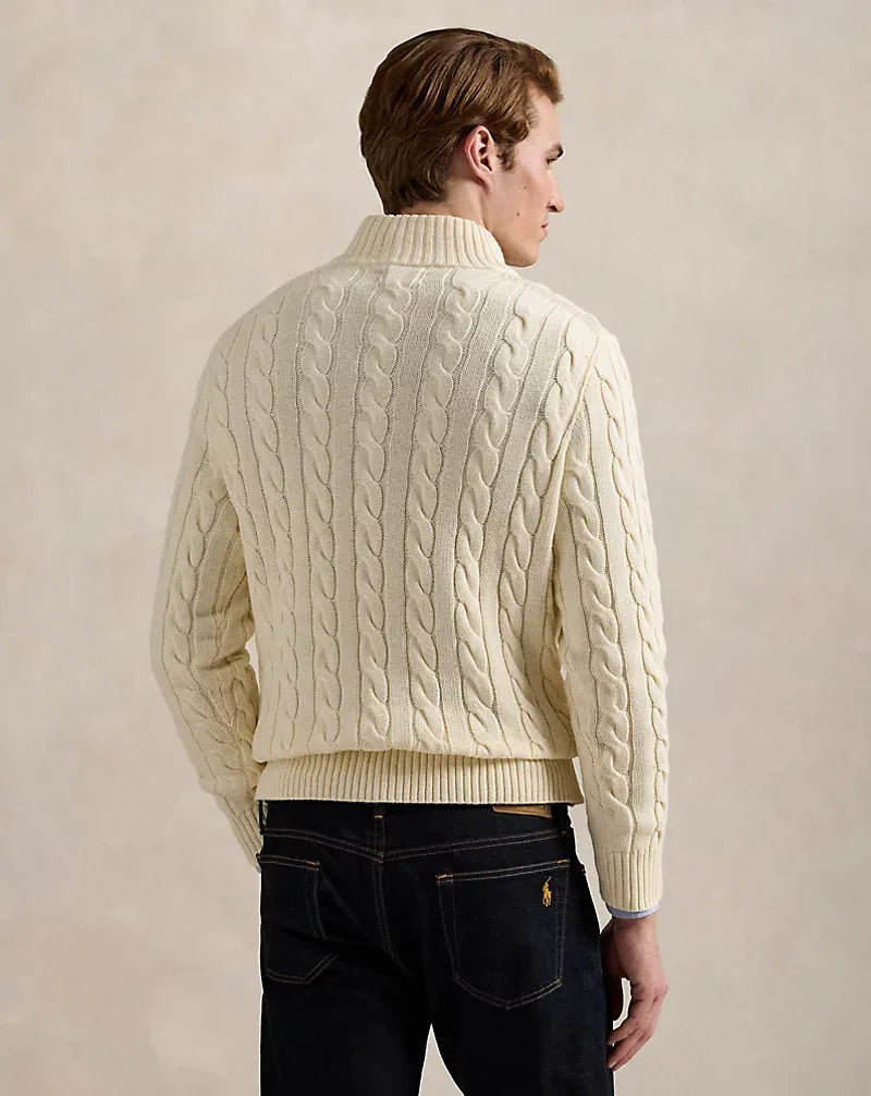 60% OFF | Polo Half Zip Sweater