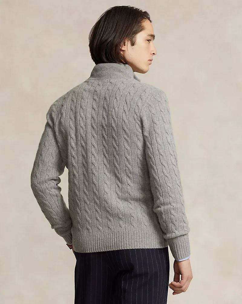 60% OFF | Polo Half Zip Sweater