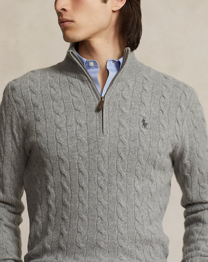 60% OFF | Polo Half Zip Sweater
