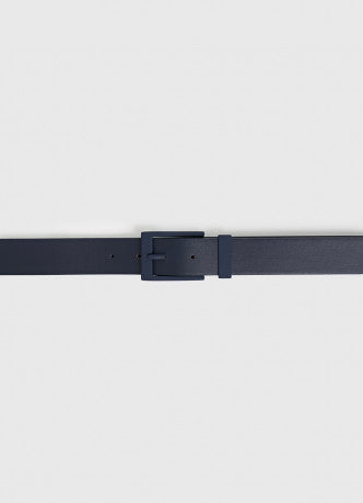 Faux leather belt - blue