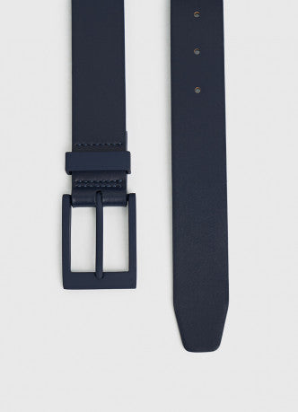 Faux leather belt - blue