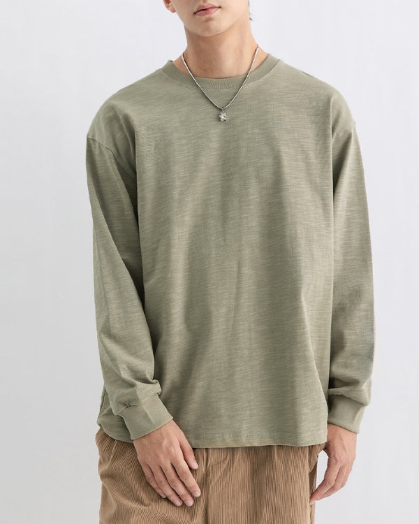 Essential Crewneck Long Sleeve Tee
