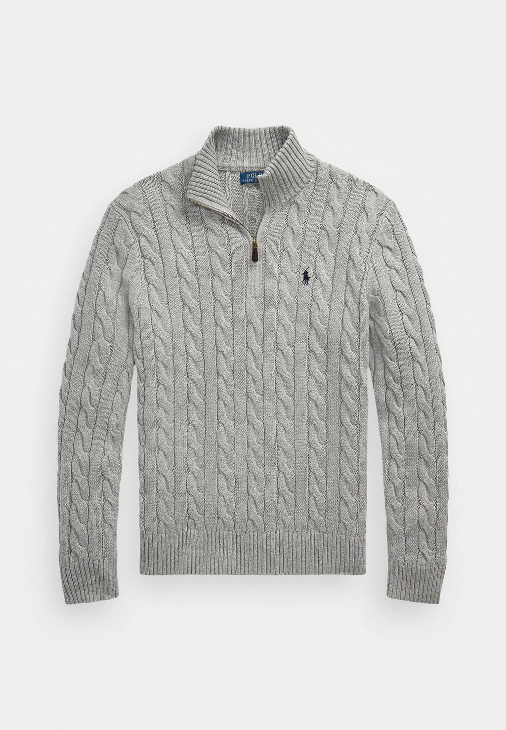 60% OFF | Polo Half Zip Sweater
