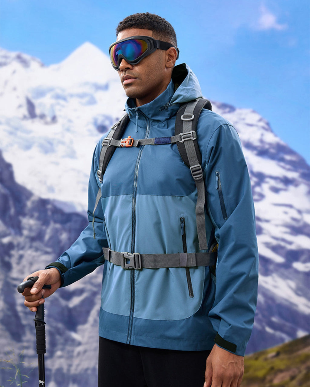 Summit Pro Hooded Waterproof Wind Jacket