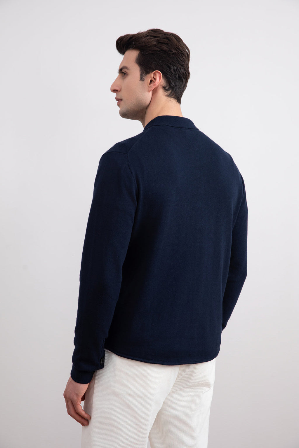 Navy Flap-pocket Overshirt