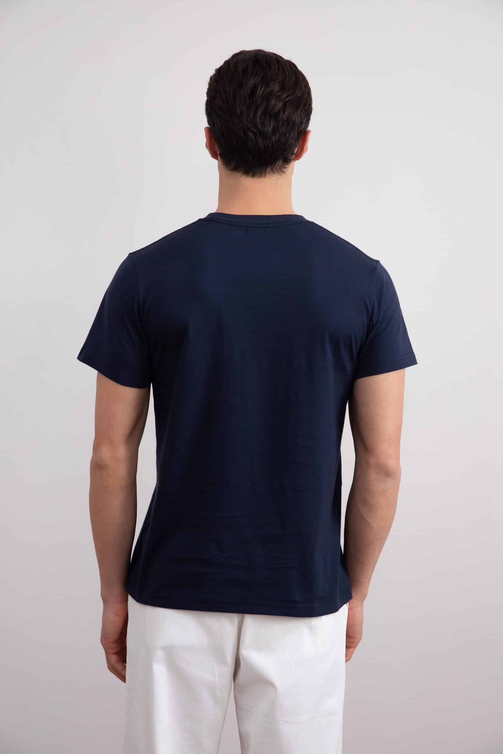 Navy Slim fit Crew-neck T-shirt