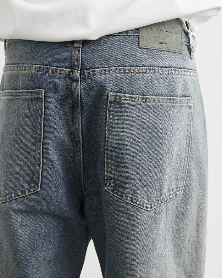 Essential Loose Fit Washed Denim Jeans 0.2