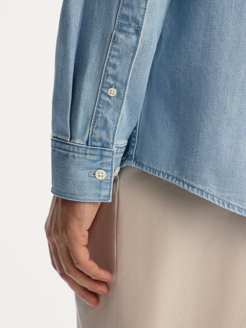 Light Denim Shirt Light Blue