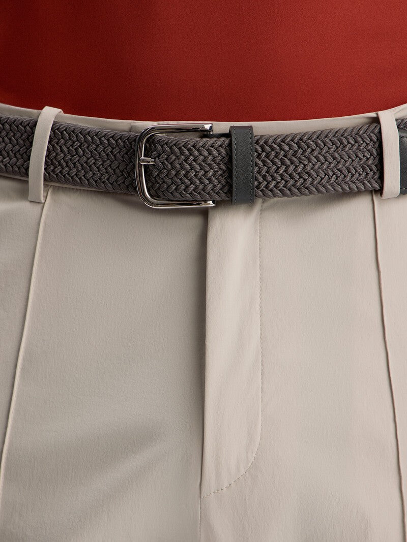 Braided belt Grey