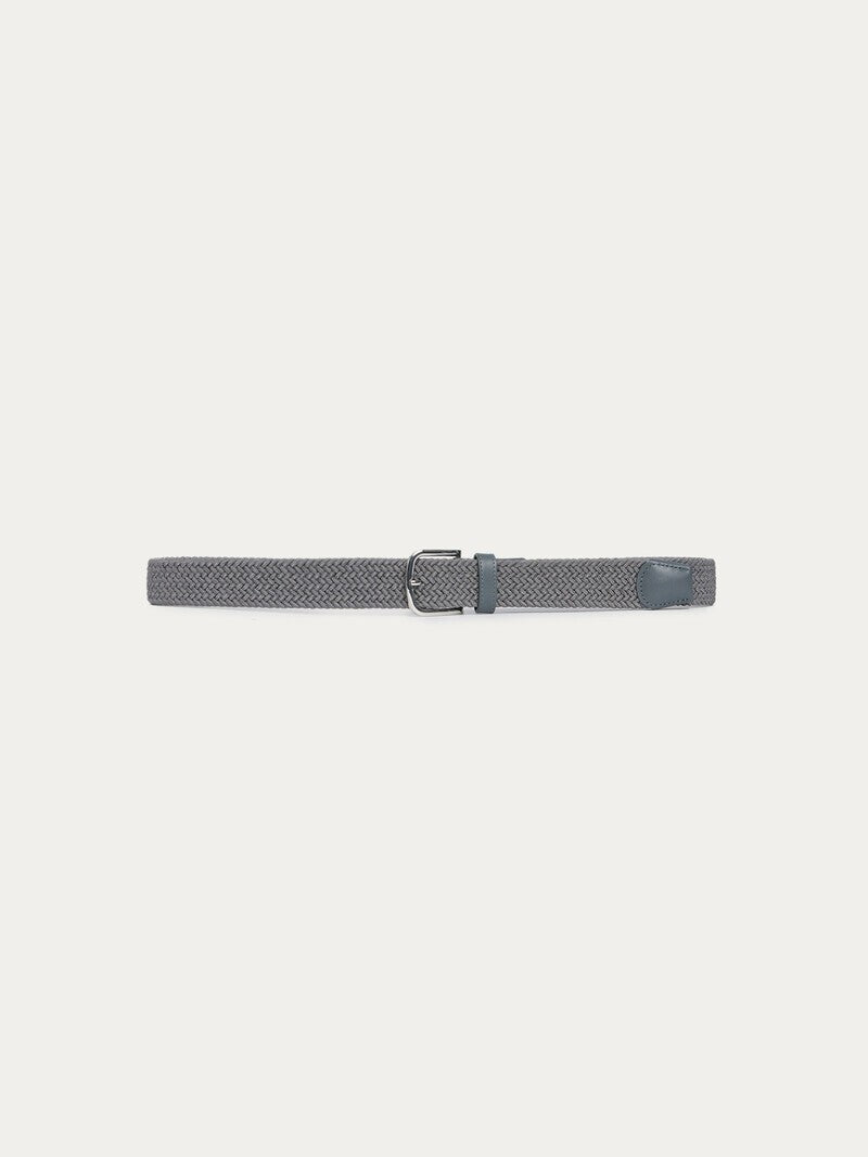 Braided belt Grey