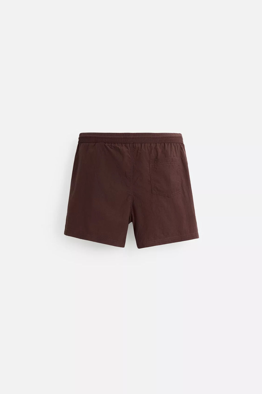 BASIC MID-LENGTH SWIMMING SHORT - CHOCOLATE