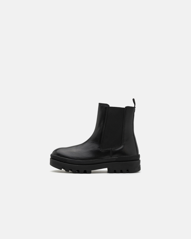 Laceless ankle boots - Black
