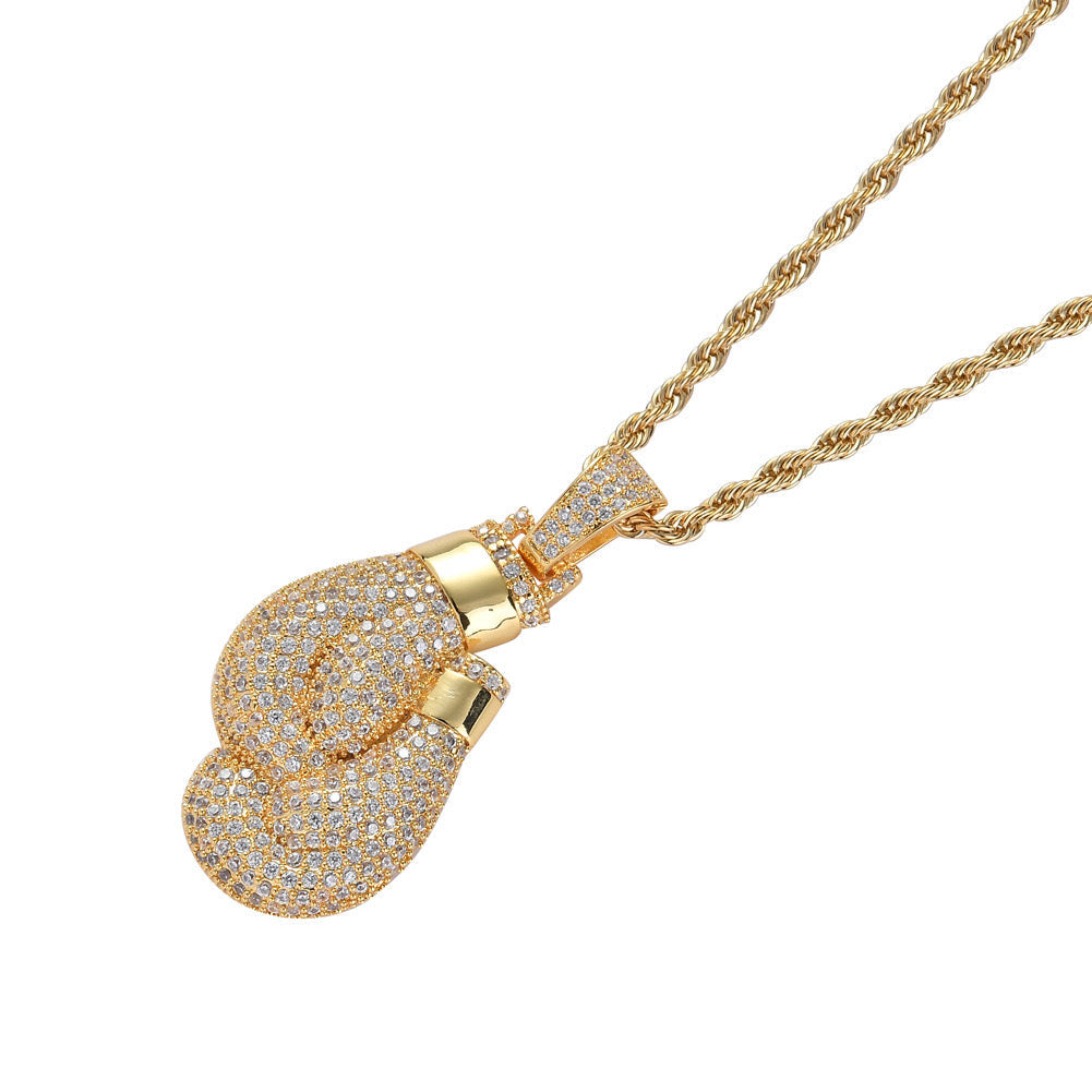 Boxing Gloves Necklace