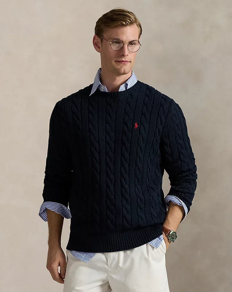 60% OFF | POLO Knit Sweater